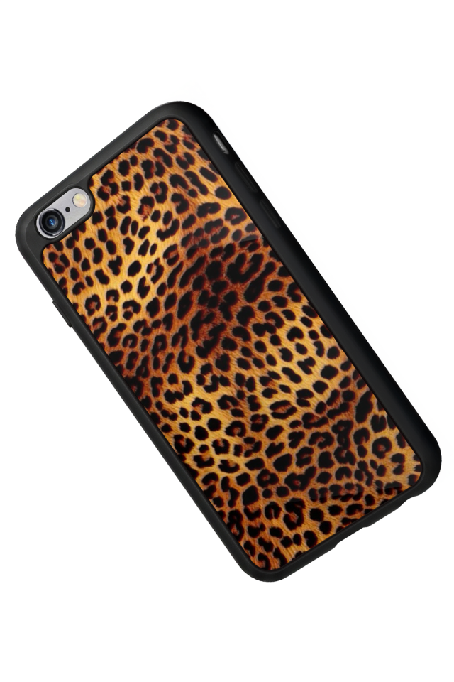 iPhone 6 Plus Uyumlu Leopar Tasarımlı Glossy Premium Kılıf