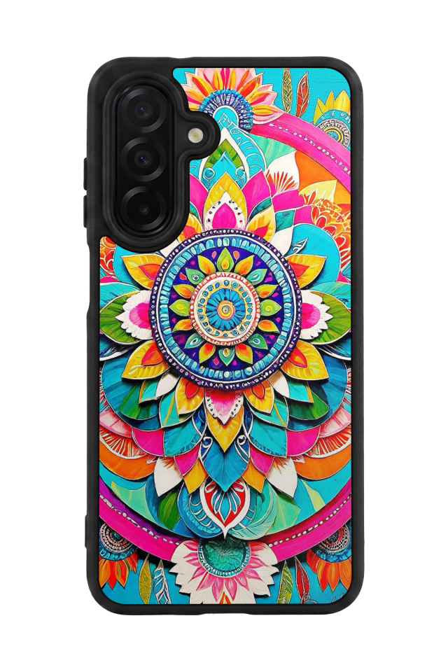 Samsung Galaxy A36 Uyumlu Mandala Tasarımlı Glossy Premium Kılıf