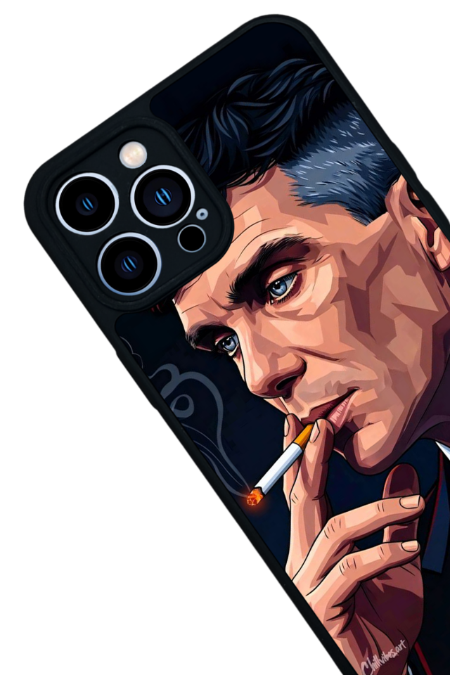 iPhone 12 Pro Max Uyumlu Peaky Blinders Tasarımlı Glossy Premium Kılıf