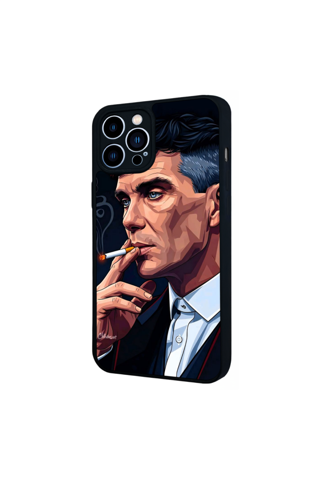 iPhone 12 Pro Max Uyumlu Peaky Blinders Tasarımlı Glossy Premium Kılıf