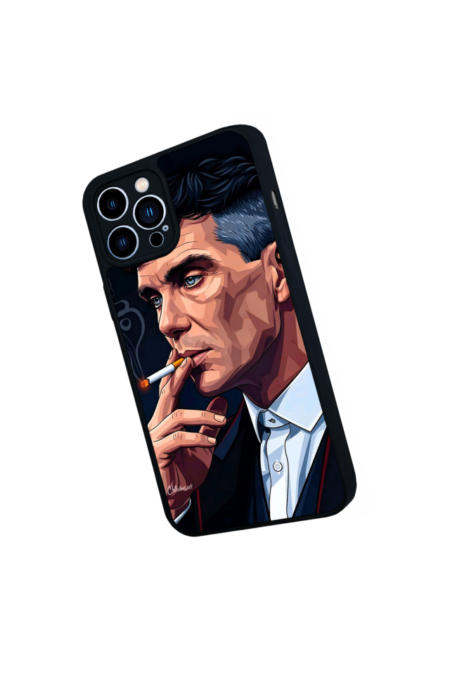 iPhone 12 Pro Max Uyumlu Peaky Blinders Tasarımlı Glossy Premium Kılıf