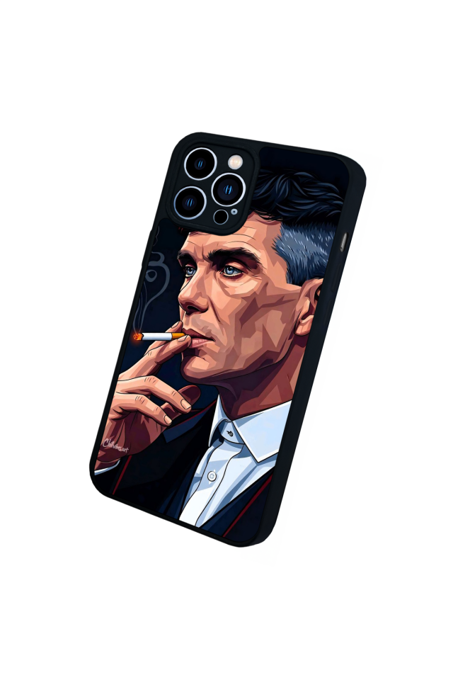 iPhone 12 Pro Max Uyumlu Peaky Blinders Tasarımlı Glossy Premium Kılıf