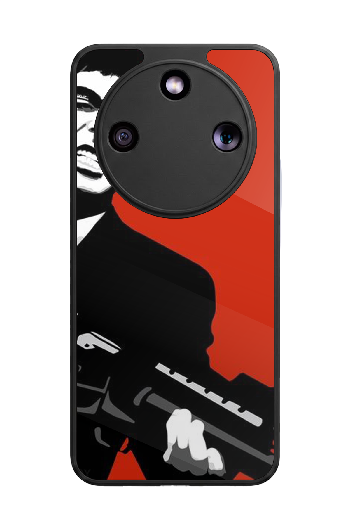 Honor Magic 8 Lite Uyumlu Scarface Tasarımlı Glossy Premium Kılıf