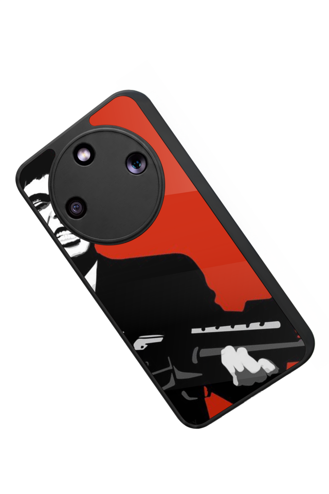 Honor Magic 8 Lite Uyumlu Scarface Tasarımlı Glossy Premium Kılıf