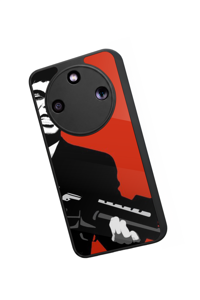 Honor Magic 8 Lite Uyumlu Scarface Tasarımlı Glossy Premium Kılıf