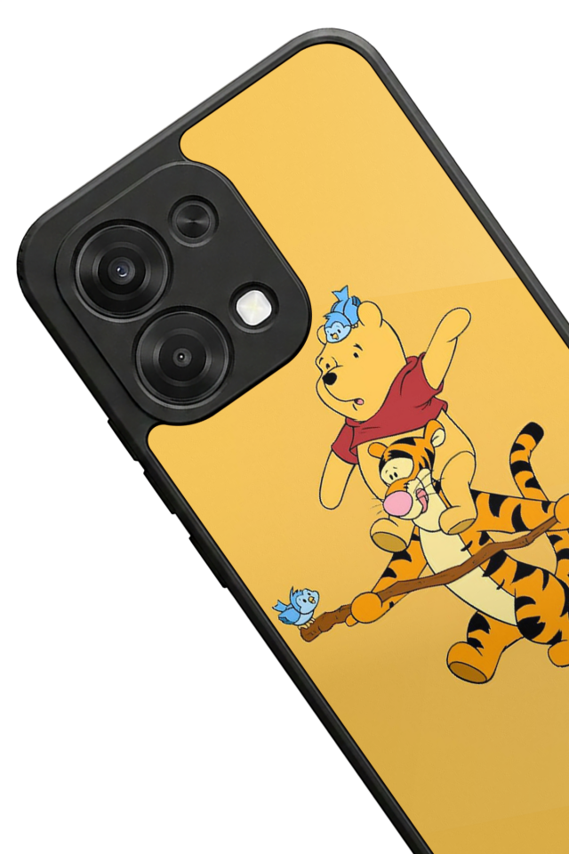 Oppo A6 Pro Uyumlu Winnie Tasarımlı Glossy Premium Kılıf