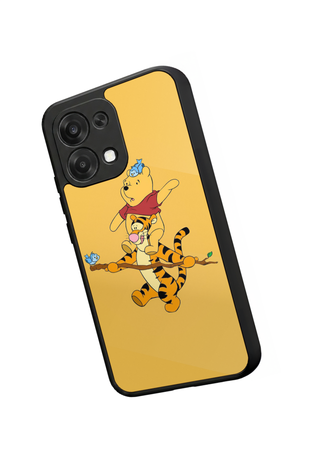Oppo A6 Pro Uyumlu Winnie Tasarımlı Glossy Premium Kılıf