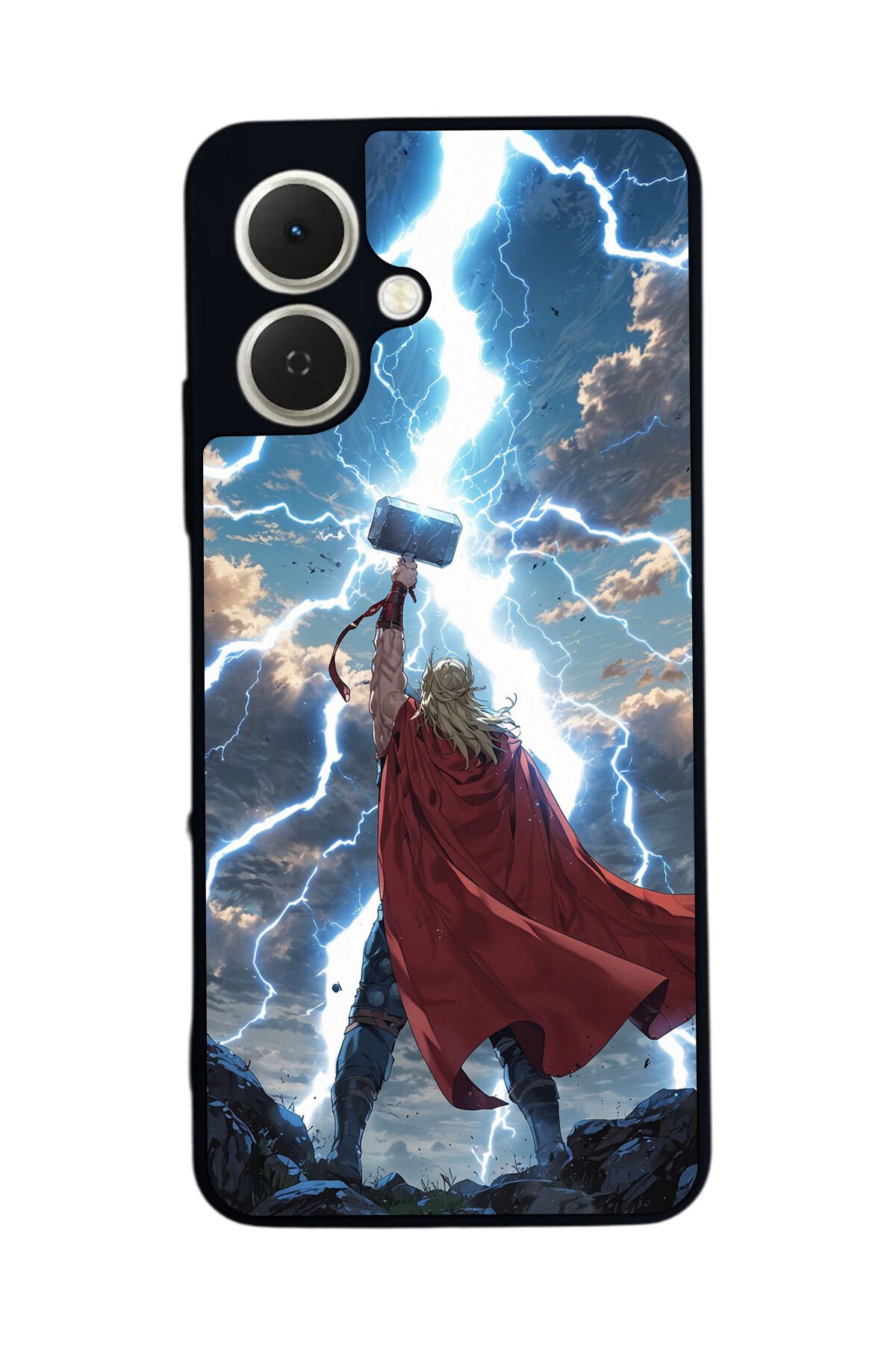 Tecno Spark GO 2 Uyumlu Thor Tasarımlı Glossy Premium Kılıf