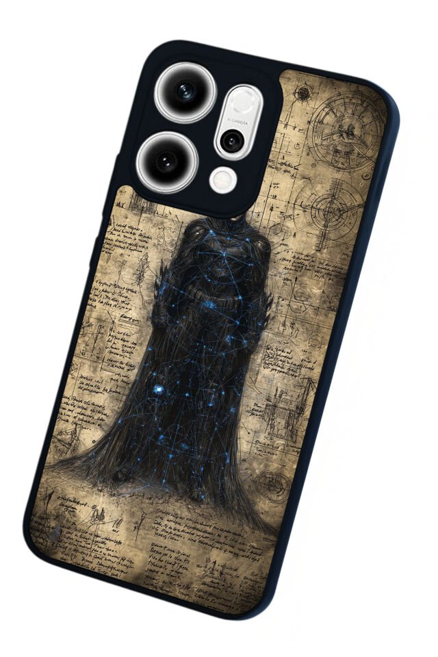 Oppo Reno 14 Uyumlu Batman Tasarımlı Glossy Premium Kılıf