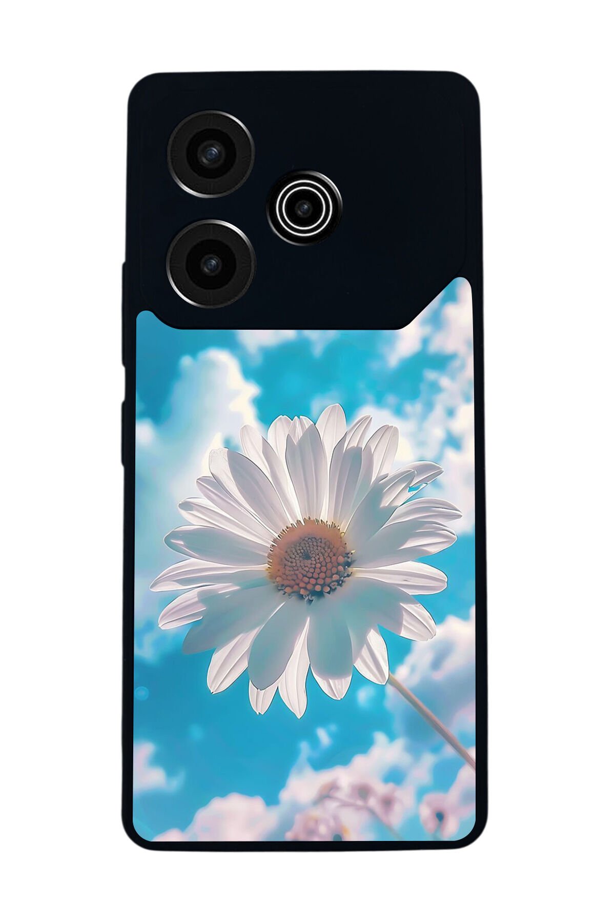 Tecno Pova 6 Uyumlu Cicek Tasarımlı Glossy Premium Kılıf
