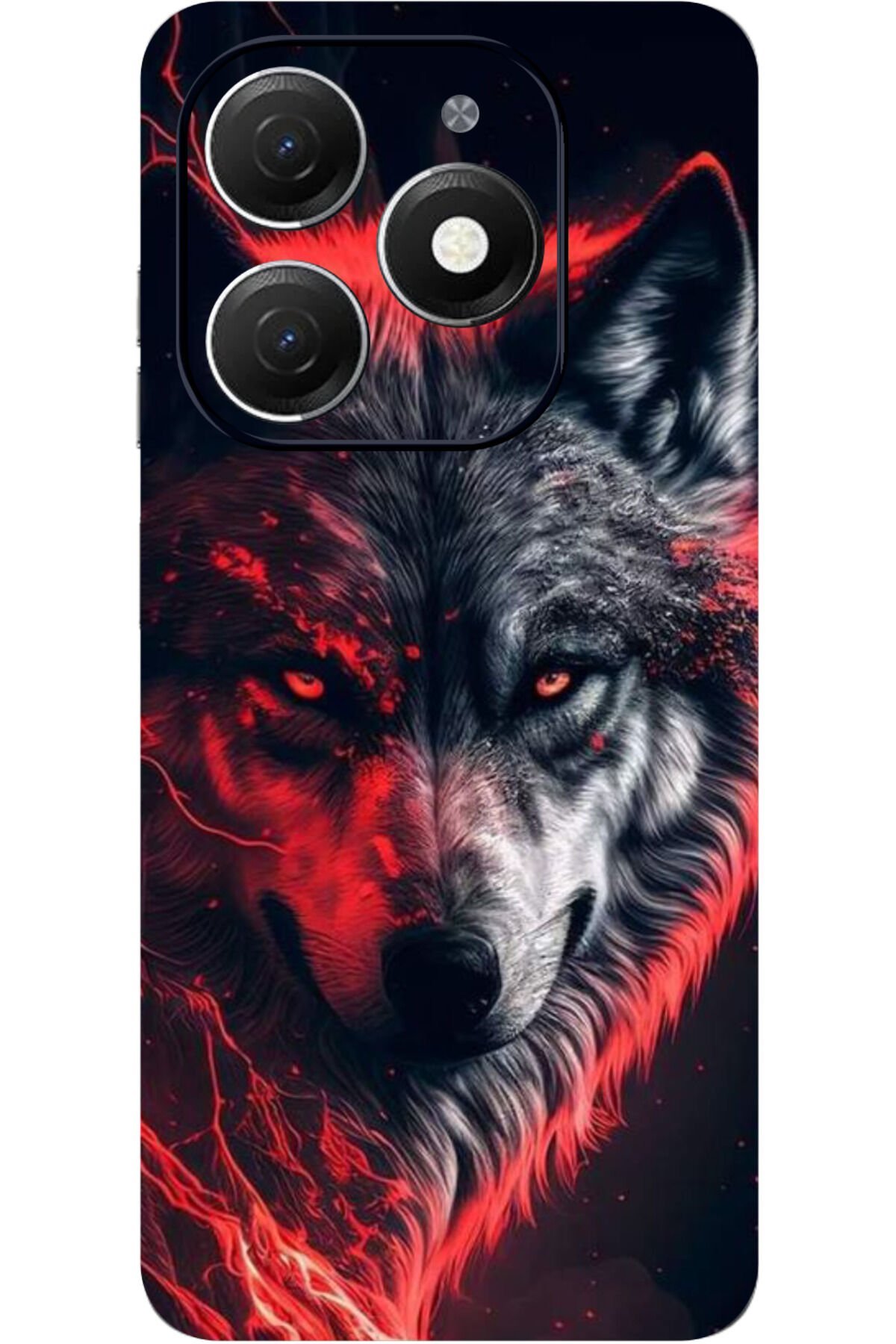 Realme C63  uyumlu Kamera Korumalı HD Tam Kaplama Baskılı Kılıf