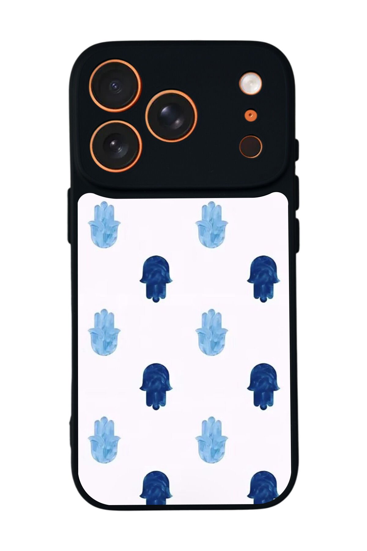 iPhone 17 Pro Max Uyumlu Nazar Tasarımlı Glossy Premium Kılıf