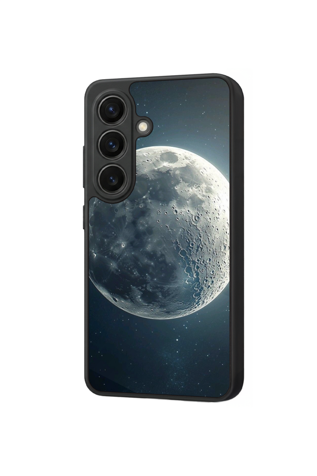 Samsung Galaxy S26 Uyumlu Ay Tasarımlı Glossy Premium Kılıf