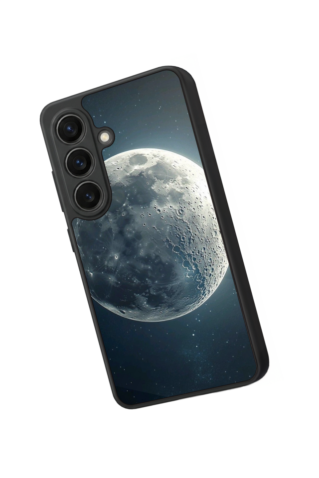 Samsung Galaxy S26 Uyumlu Ay Tasarımlı Glossy Premium Kılıf