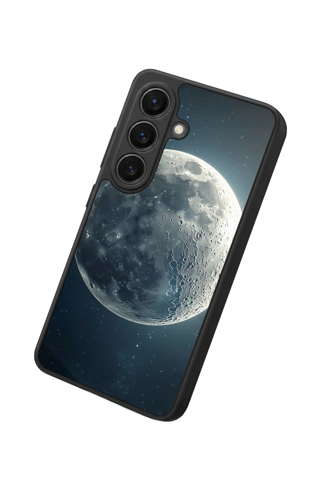 Samsung Galaxy S26 Uyumlu Ay Tasarımlı Glossy Premium Kılıf