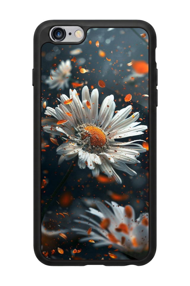 iPhone 6s Plus Uyumlu Cicek Tasarımlı Glossy Premium Kılıf