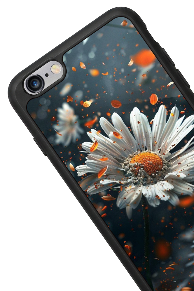 iPhone 6s Plus Uyumlu Cicek Tasarımlı Glossy Premium Kılıf