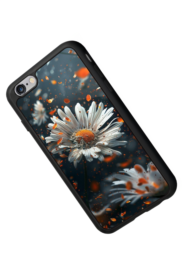 iPhone 6s Plus Uyumlu Cicek Tasarımlı Glossy Premium Kılıf