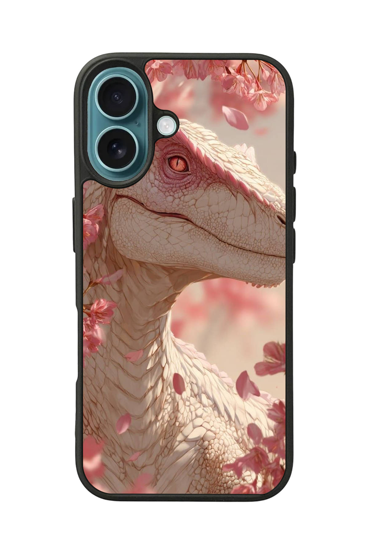 iPhone 16 Plus Uyumlu Dinazor Tasarımlı Glossy Premium Kılıf