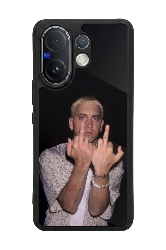Vivo V60 Uyumlu Eminem Tasarımlı Glossy Premium Kılıf
