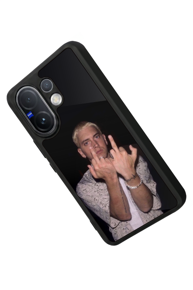 Vivo V60 Uyumlu Eminem Tasarımlı Glossy Premium Kılıf