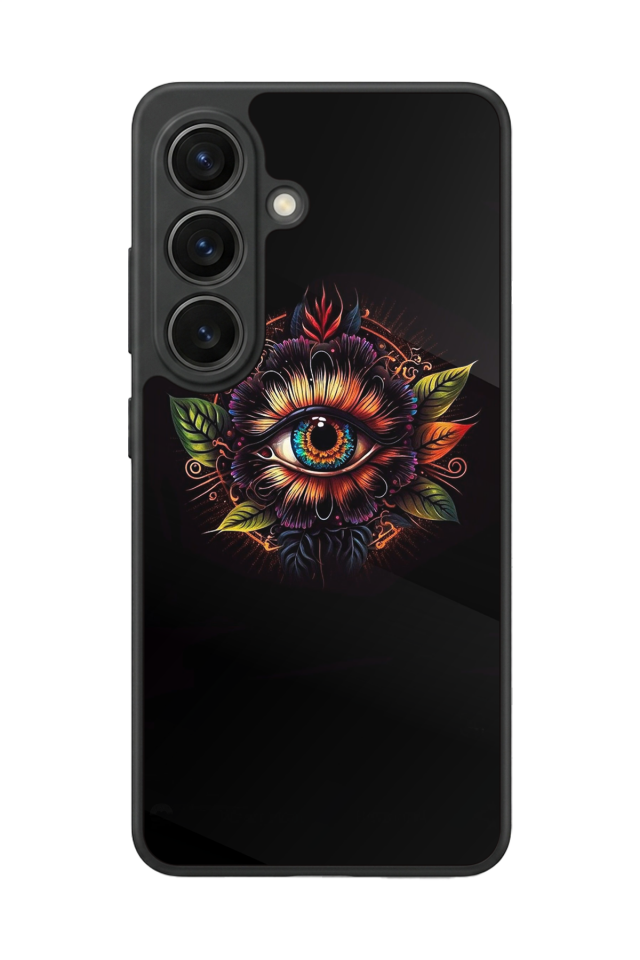 Samsung Galaxy S26 Uyumlu Göz Tasarımlı Glossy Premium Kılıf