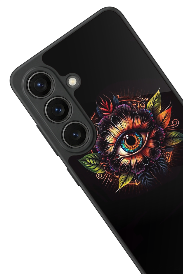 Samsung Galaxy S26 Uyumlu Göz Tasarımlı Glossy Premium Kılıf