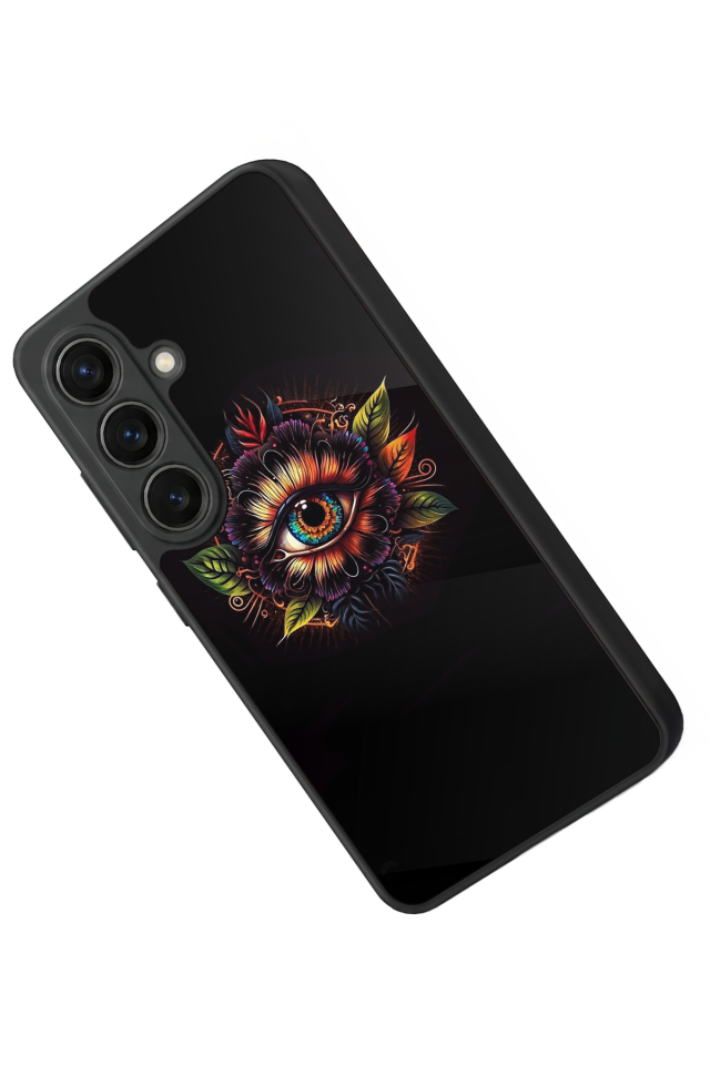 Samsung Galaxy S26 Uyumlu Göz Tasarımlı Glossy Premium Kılıf