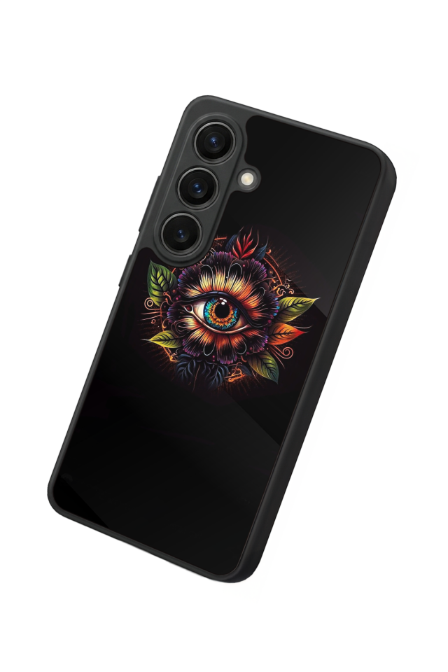 Samsung Galaxy S26 Uyumlu Göz Tasarımlı Glossy Premium Kılıf