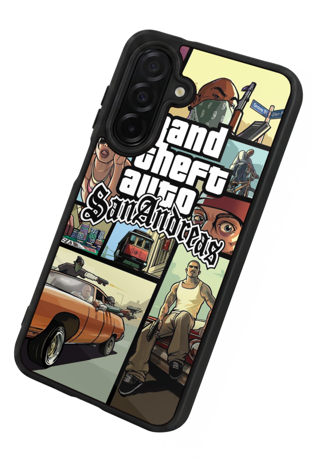 Samsung Galaxy A36 Uyumlu GTA Tasarımlı Glossy Premium Kılıf