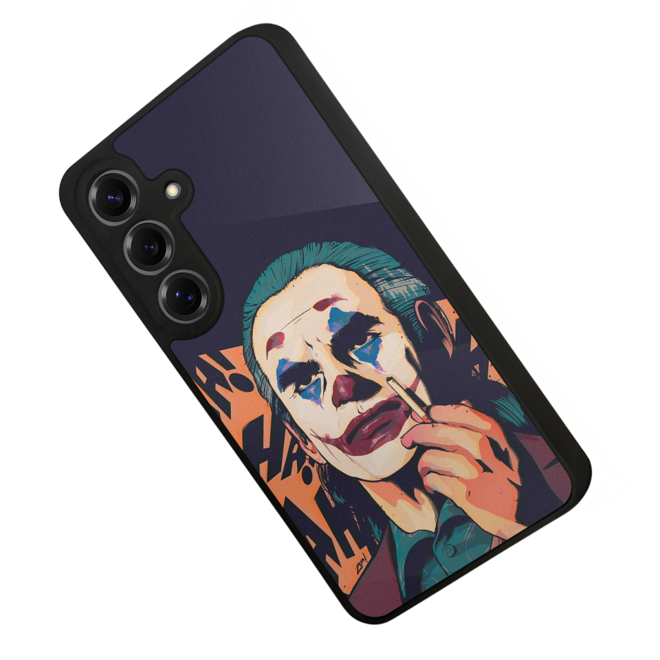 Samsung Galaxy S25 Uyumlu Joker Tasarımlı Glossy Premium Kılıf