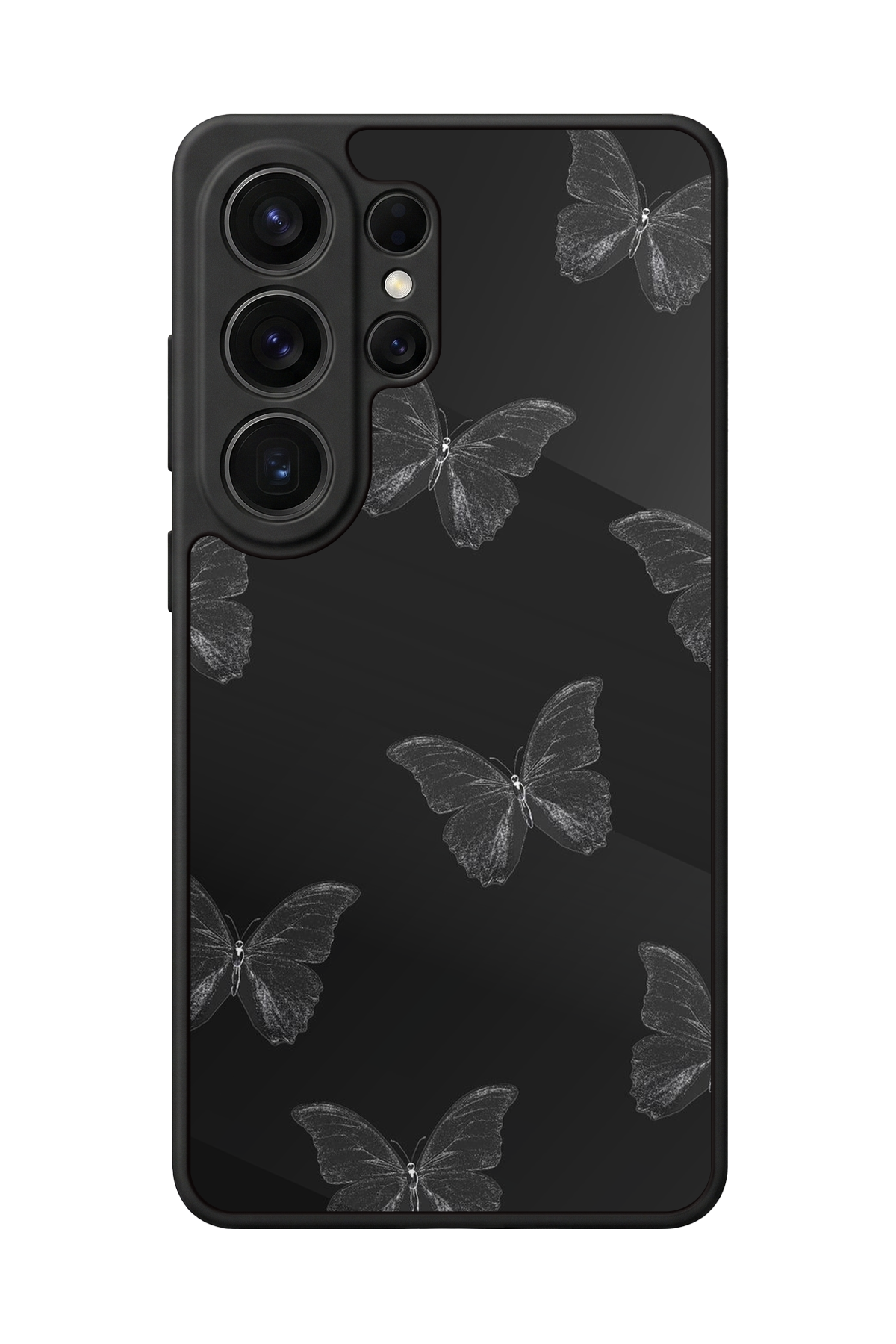 Samsung Galaxy S26 Ultra Uyumlu Kelebek Tasarımlı Glossy Premium Kılıf