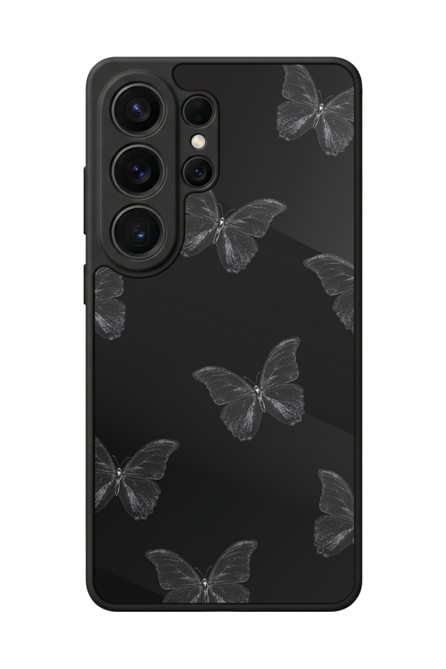 Samsung Galaxy S26 Ultra Uyumlu Kelebek Tasarımlı Glossy Premium Kılıf