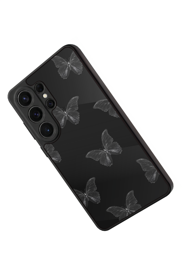 Samsung Galaxy S26 Ultra Uyumlu Kelebek Tasarımlı Glossy Premium Kılıf