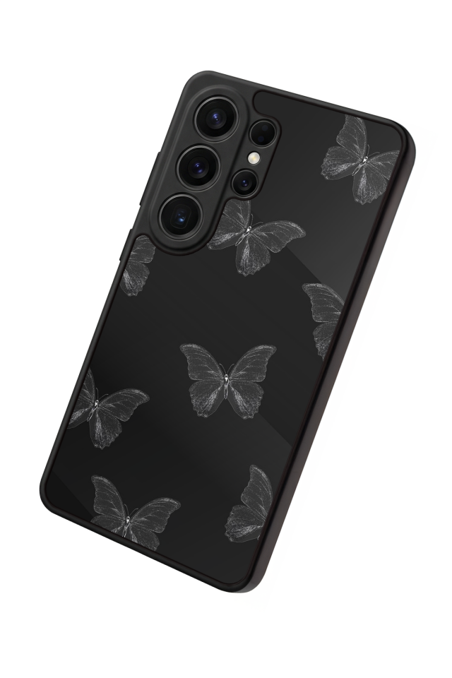 Samsung Galaxy S26 Ultra Uyumlu Kelebek Tasarımlı Glossy Premium Kılıf