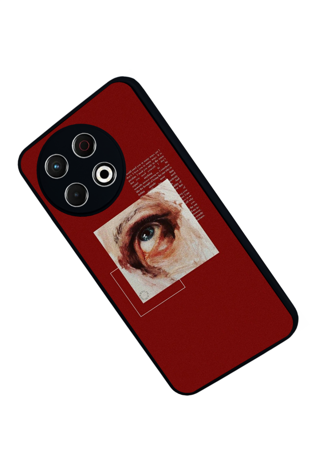 Tecno Spark 30 Pro Uyumlu Kirmizi Tasarımlı Glossy Premium Kılıf