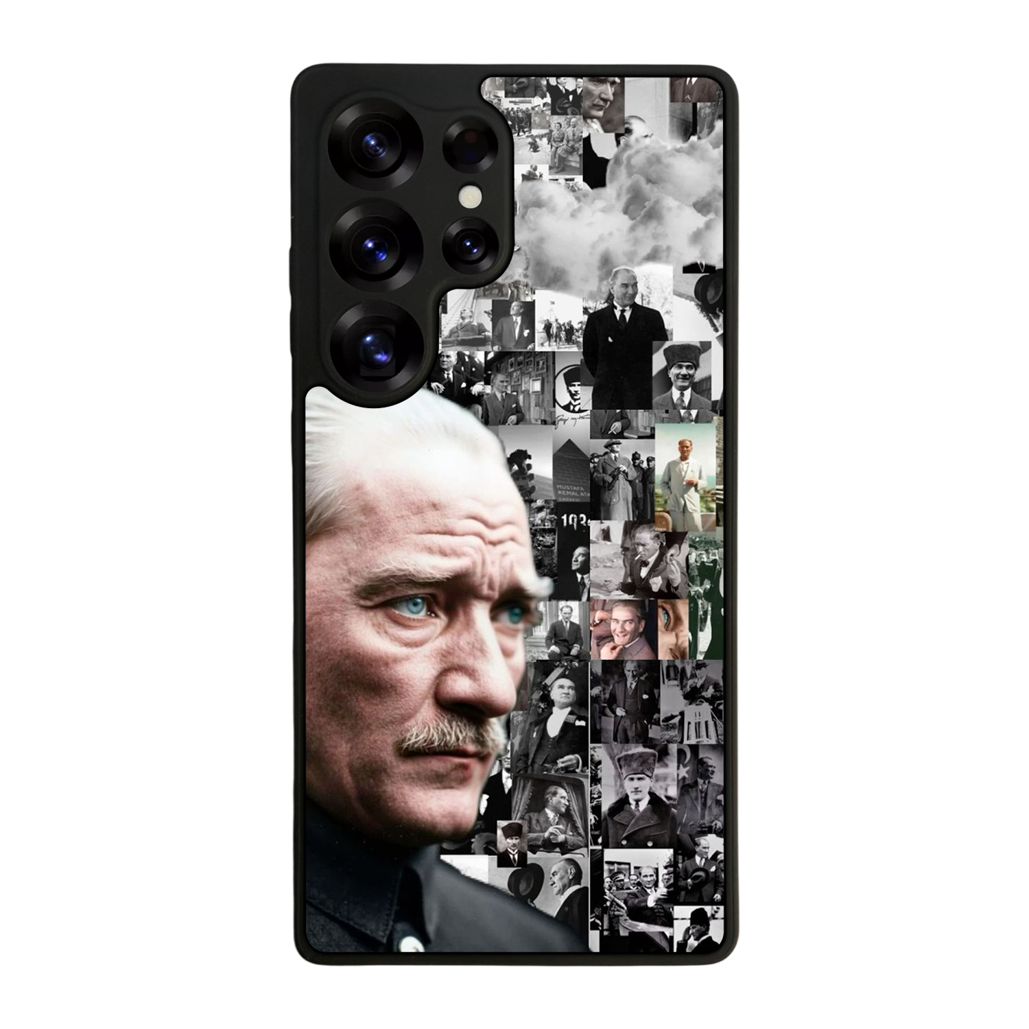 Samsung Galaxy S25 Ultra Uyumlu Mustafa Kemal Ataturk Tasarımlı Glossy Premium Kılıf