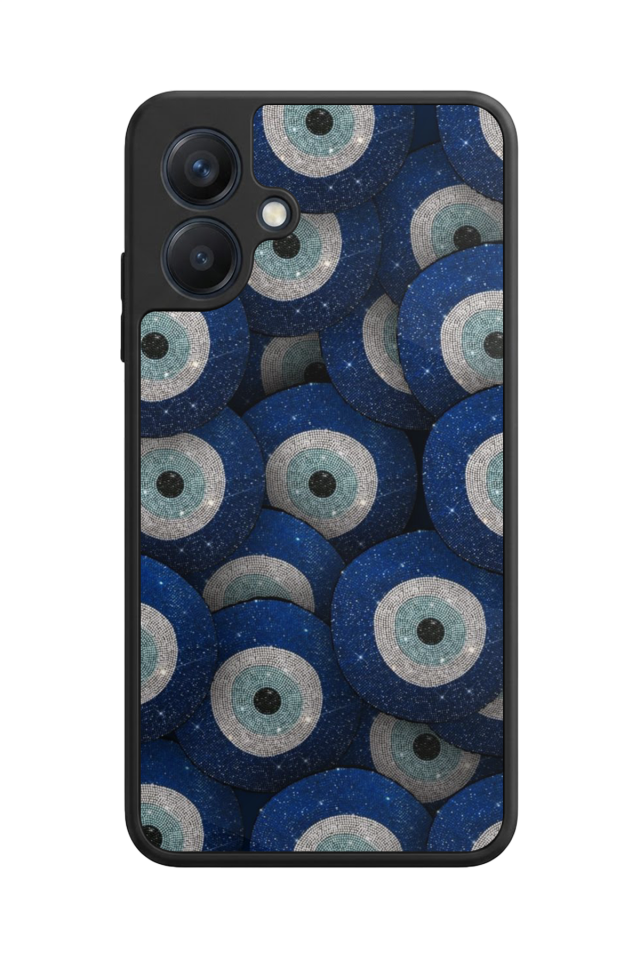 Samsung Galaxy A07 Uyumlu Nazar Tasarımlı Glossy Premium Kılıf