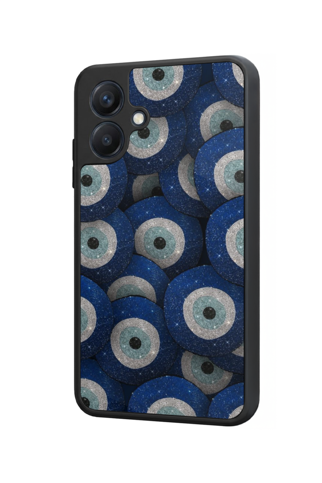 Samsung Galaxy A07 Uyumlu Nazar Tasarımlı Glossy Premium Kılıf