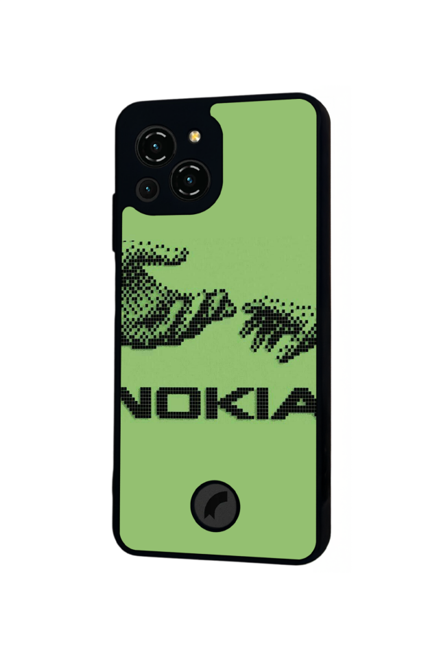 Reeder S23 Pro Max Uyumlu Nokia Tasarımlı Glossy Premium Kılıf