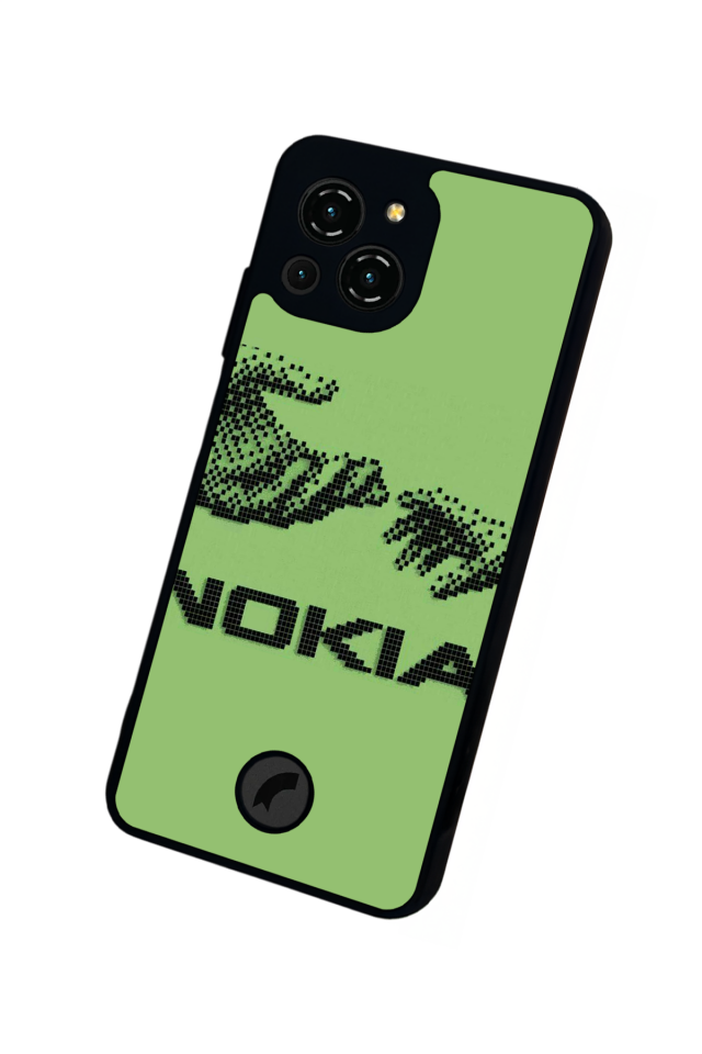 Reeder S23 Pro Max Uyumlu Nokia Tasarımlı Glossy Premium Kılıf