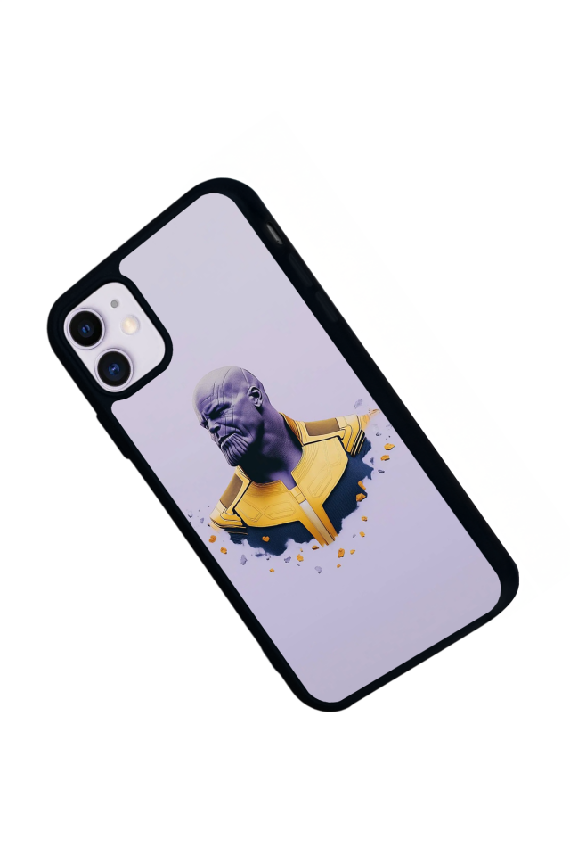 iPhone 11 Uyumlu Thanos Tasarımlı Glossy Premium Kılıf