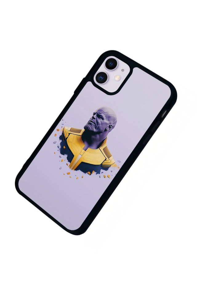 iPhone 11 Uyumlu Thanos Tasarımlı Glossy Premium Kılıf