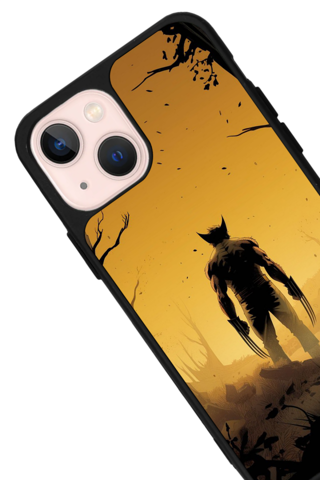 iPhone 14 Plus Uyumlu Wolverine Tasarımlı Glossy Premium Kılıf