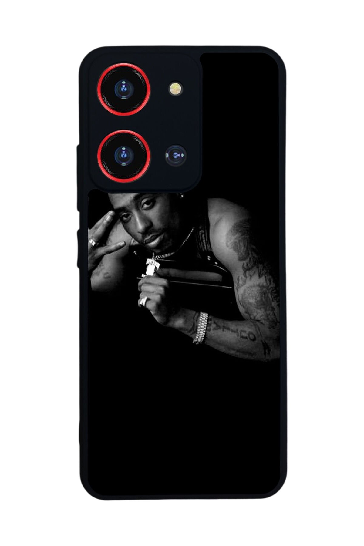 Reeder S19 Max Pro S 108MP Uyumlu Tupac Tasarımlı Glossy Premium Kılıf