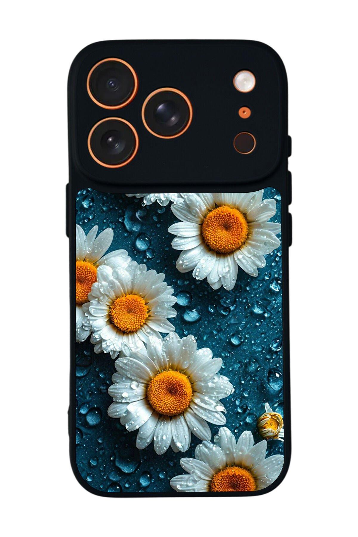 iPhone 17 Pro Uyumlu Cicek Tasarımlı Glossy Premium Kılıf