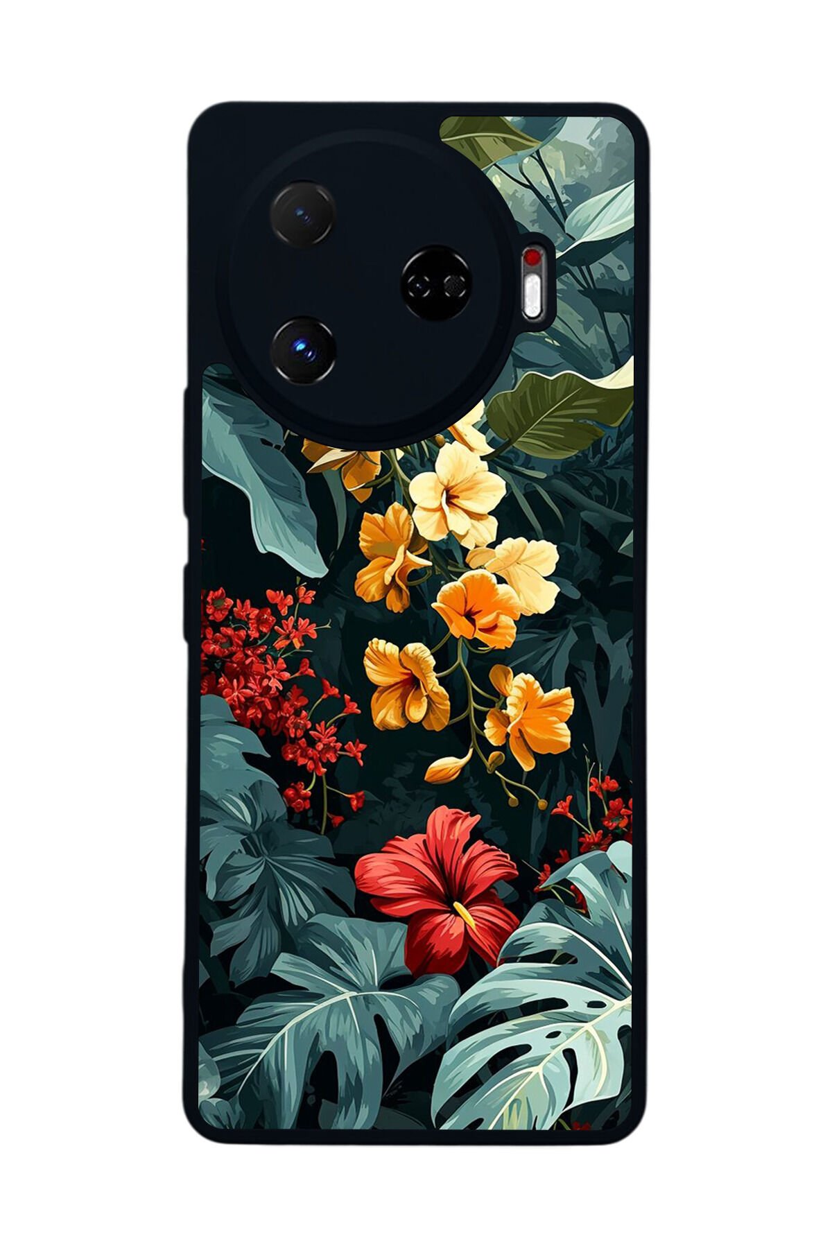 Tecno Camon 30 Pro Uyumlu Botanik Tasarımlı Glossy Premium Kılıf