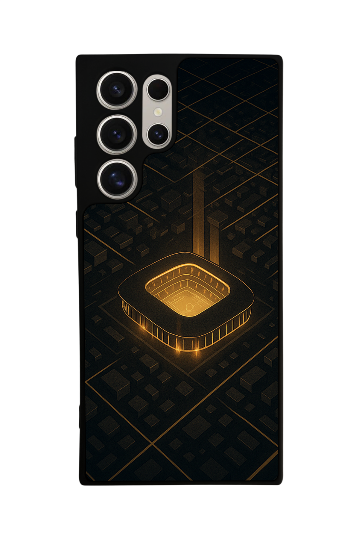 Samsung Galaxy S22 Ultra Uyumlu Aslan Tasarımlı Glossy Premium Kılıf