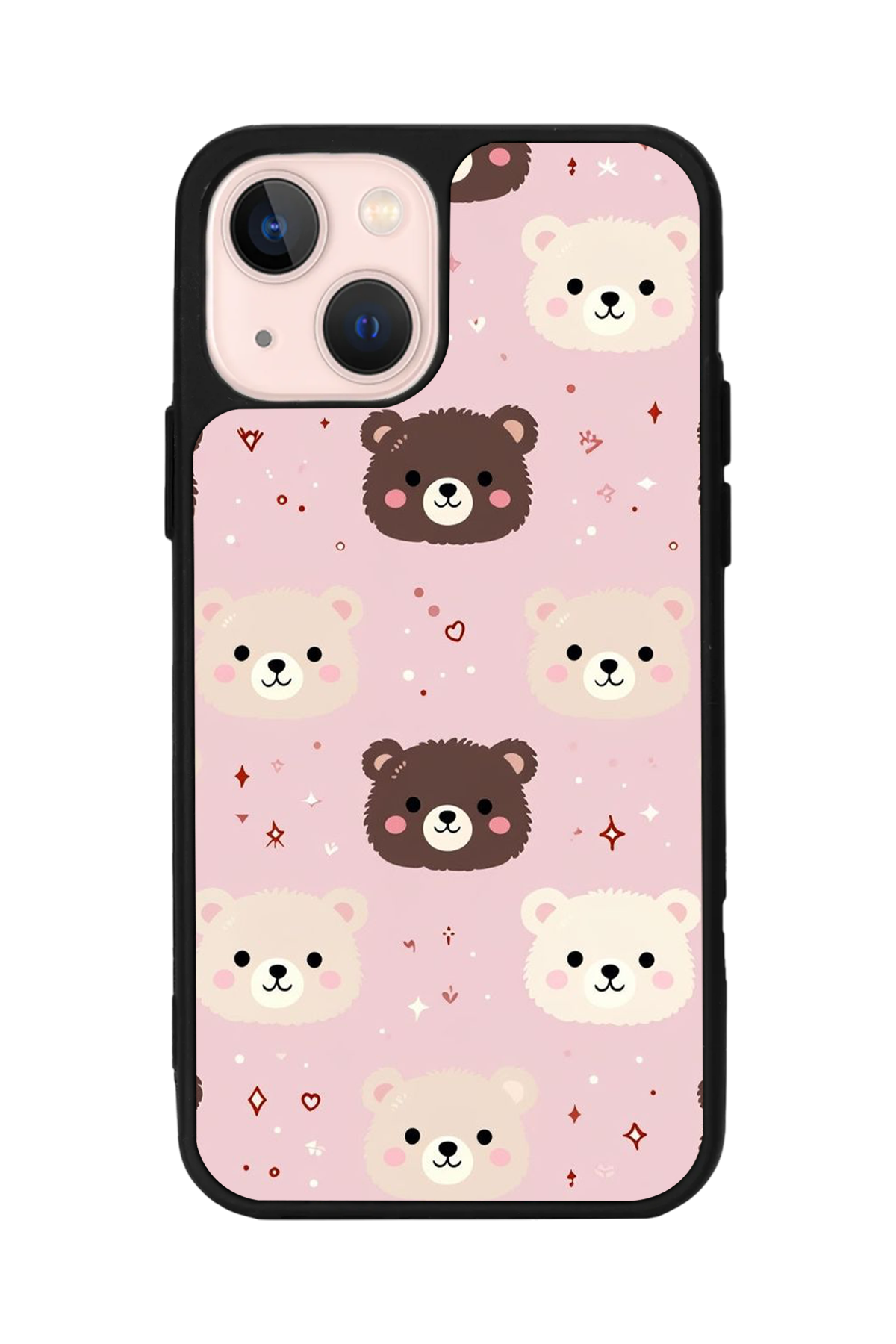 iPhone 15 Uyumlu Ayı Tasarımlı Glossy Premium Kılıf