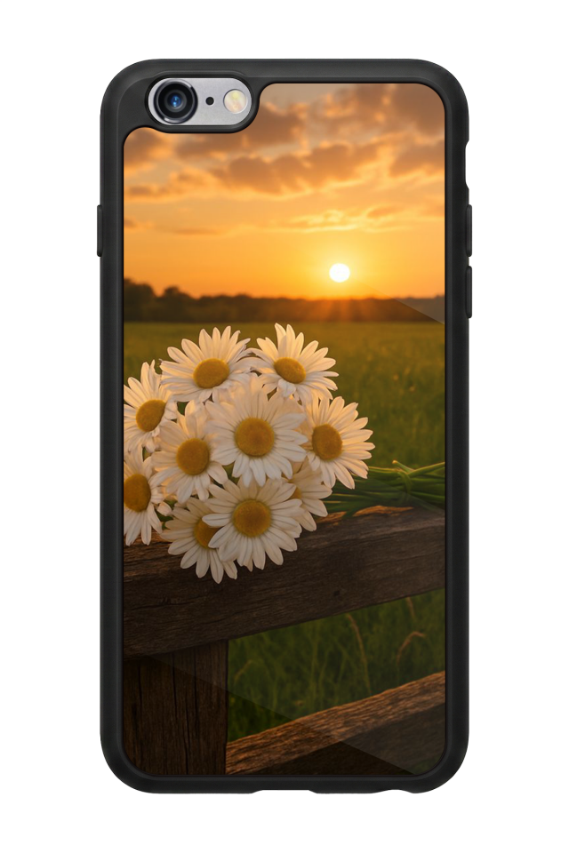iPhone 6s Plus Uyumlu Cicek Tasarımlı Glossy Premium Kılıf